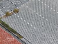 -Juweela, Flexyway Betonsteinpflaster Parkplatz grau, Spur H0, 28418 - 28419, 1:87, Made in Germany